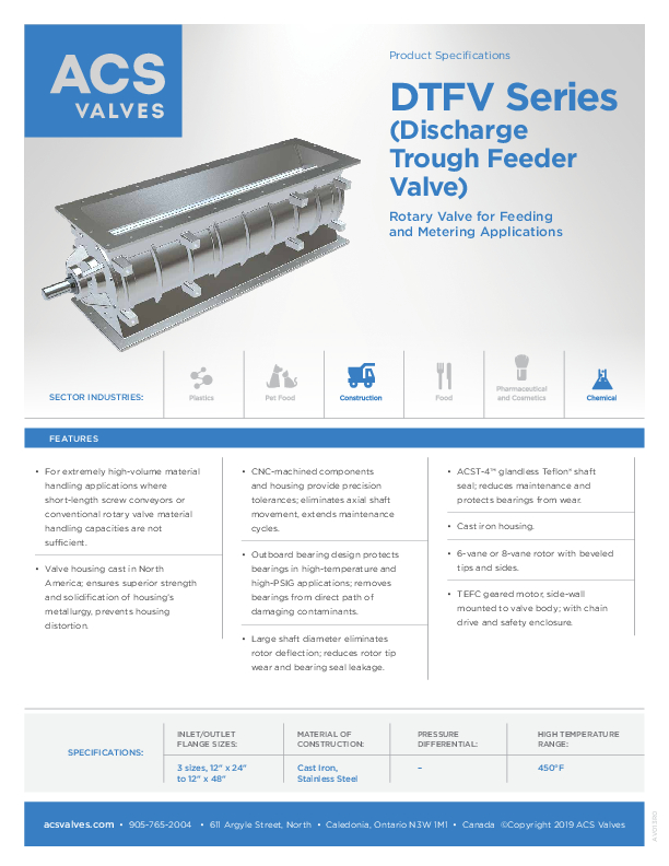 ACS spec dtfv AV013 R0