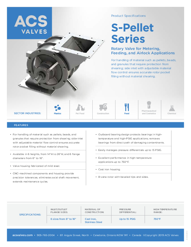 ACS spec s pellet AV030 R0