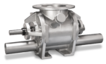 BT Series rotary valve, side view